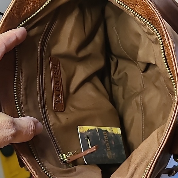 Tarnish Brand Deep Brown Leather Bag - Picture 5 of 9